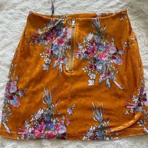 Exotic Orange Skirt